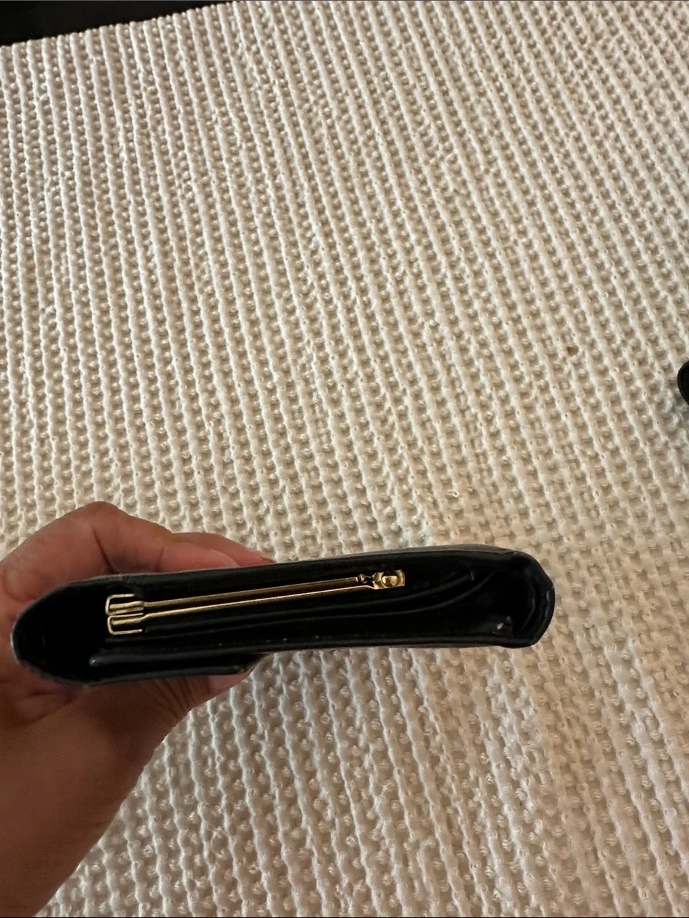Vintage Bosca Leather Continental Envelope Wallet.